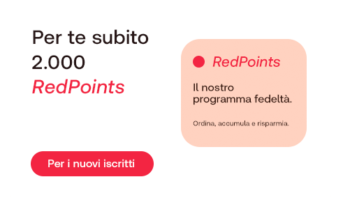 Per te subito 2.000 RedPoints