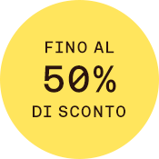 50% DI SCONTO
