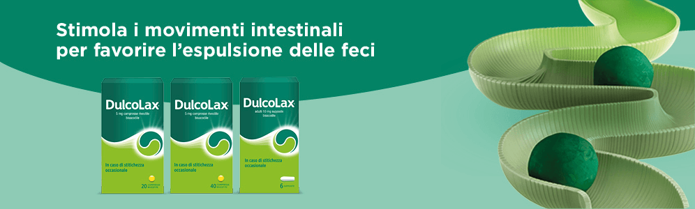 Stimola i movimenti intestinali
per favorire l’espulsione delle feci