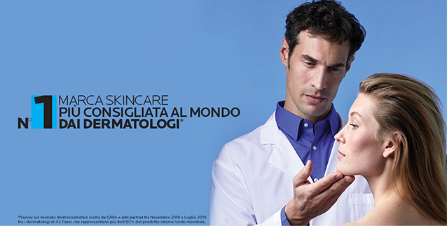 No1 MARCA SKINCARE - PIU CONSIGLIATA AL MONDO DAI DERMATOLOGI
