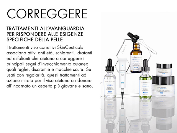 CORREGGERE: TRATTAMENTI ALL'AVANGUARDIA PER RISPONDERE ALLE ESIGENZE SPECIFICHE DELLA PELLE